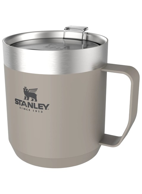 Kubek turystyczny z pokrywką Stanley Classic Legendary Camp Mug 0,35 l - ash