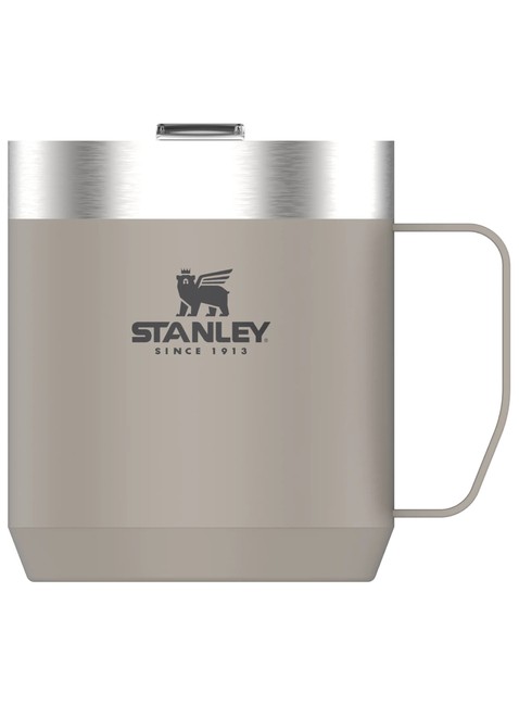 Kubek turystyczny z pokrywką Stanley Classic Legendary Camp Mug 0,35 l - ash