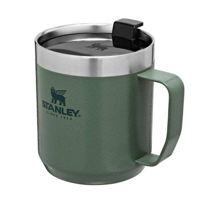 Kubek turystyczny z pokrywką Stanley Classic Legendary Camp Mug 0,35 l - hammertone green