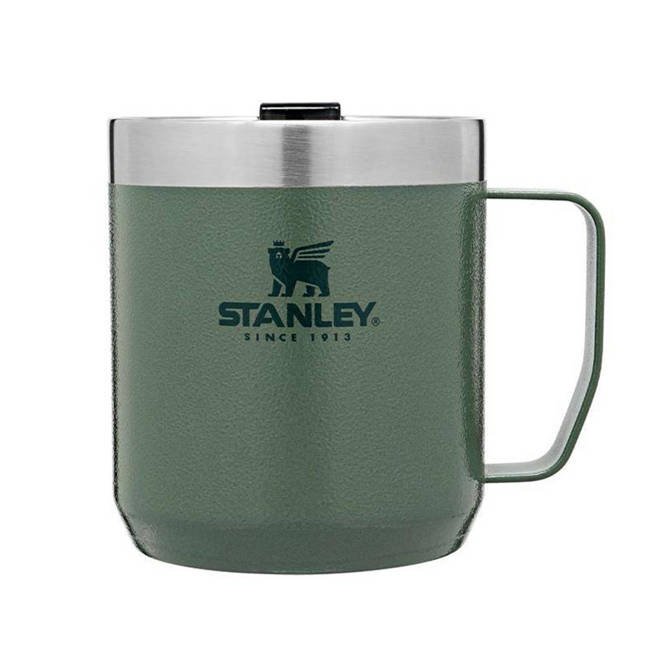 Kubek turystyczny z pokrywką Stanley Classic Legendary Camp Mug 0,35 l - hammertone green