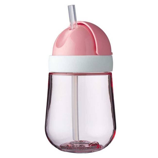 Kubek ze słomką Mepal Mio Straw Cup 300 ml - deep pink