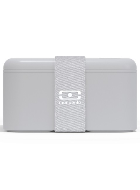 Kwadratowy pojemnik na lunch Monbento MB Square Bento Box - grey coton