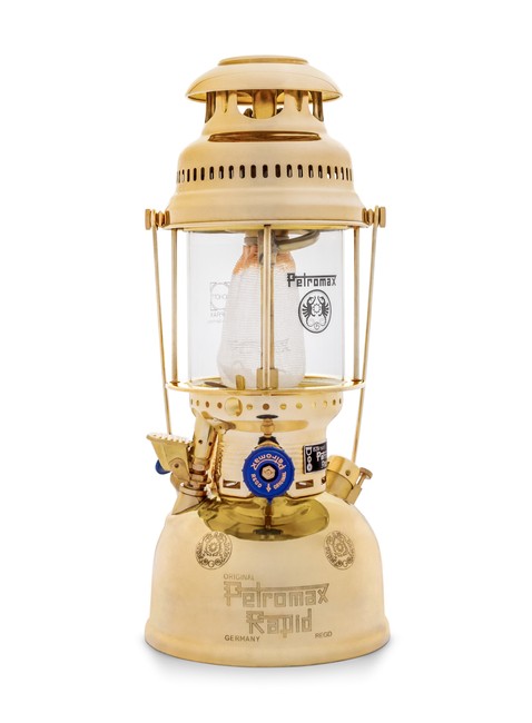 Lampa ciśnieniowa kuchenka turystyczna Petromax Petroleum Lamp HK500 - brass