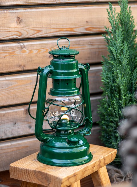 Lampa naftowa Feuerhand Hurricane Baby Special 276 - moss green