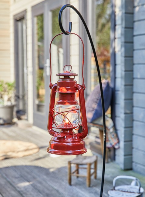 Lampa naftowa Feuerhand Hurricane Lantern 276 - brick red