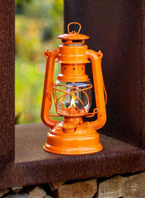 Lampa naftowa Feuerhand Hurricane Lantern 276 - pomarańczowa