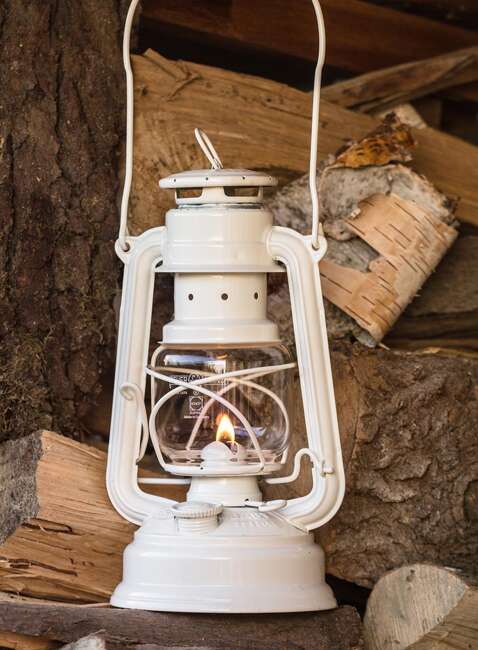 Lampa naftowa Feuerhand Hurricane Lantern 276 - pure white