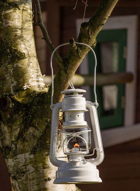 Lampa naftowa Feuerhand Hurricane Lantern 276 - pure white