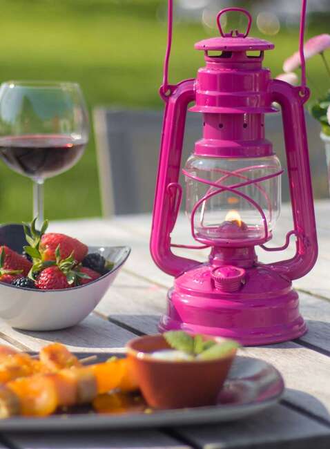 Lampa naftowa Feuerhand Hurricane Lantern 276 - telemagenta