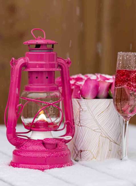 Lampa naftowa Feuerhand Hurricane Lantern 276 - telemagenta