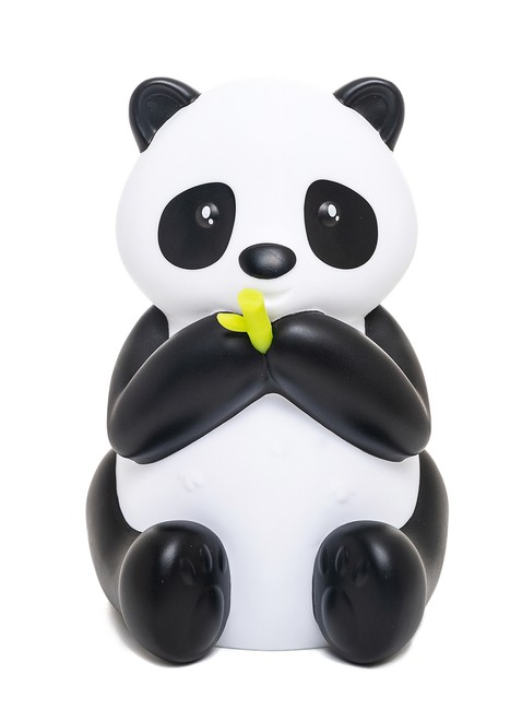 Lampka nocna na baterie Dhink Panda - black / white