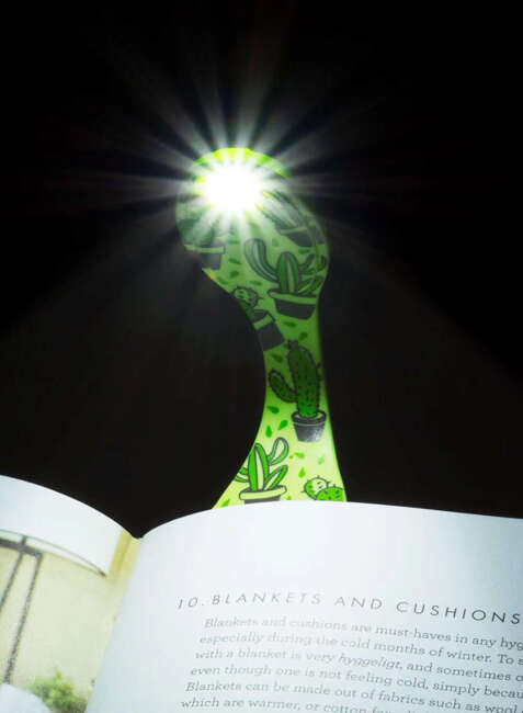Lampka zakładka do książki Thinking Gifts - cactus