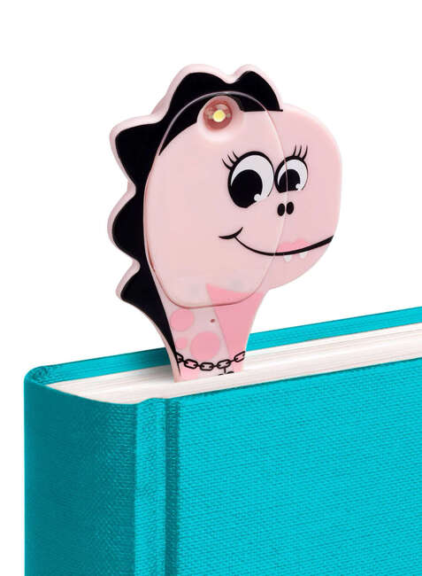 Lampka zakładka do książki Thinking Gifts - dino pink