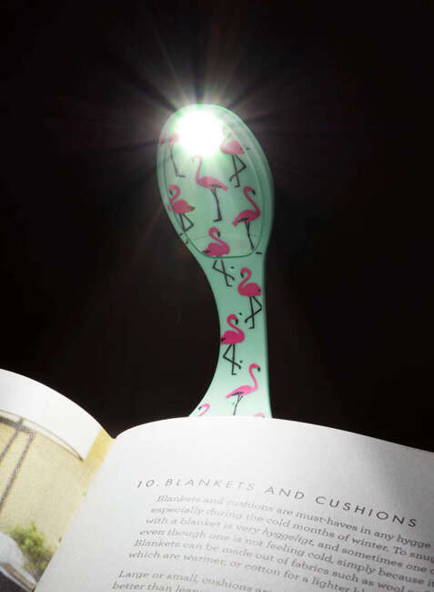 Lampka zakładka do książki Thinking Gifts - flamingo