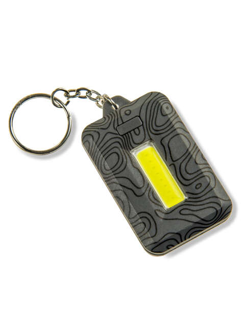 Latarka LED z brelokiem do kluczy Carson COB Keychain Flashlight - grey