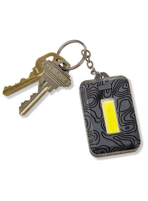 Latarka LED z brelokiem do kluczy Carson COB Keychain Flashlight - grey