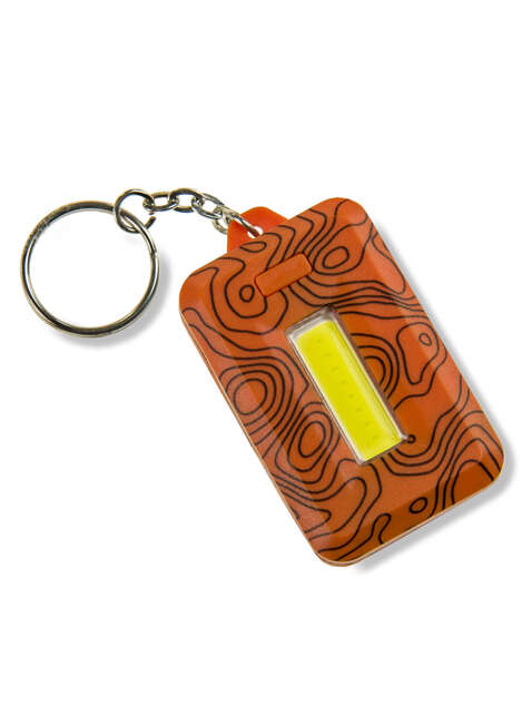 Latarka LED z brelokiem do kluczy Carson COB Keychain Flashlight - orange