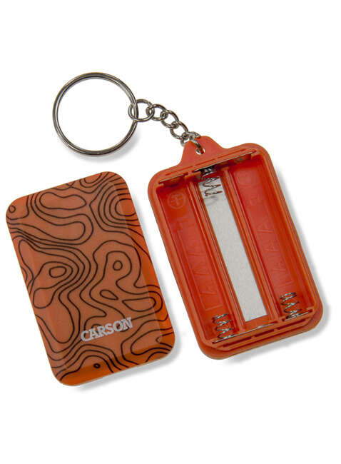 Latarka LED z brelokiem do kluczy Carson COB Keychain Flashlight - orange