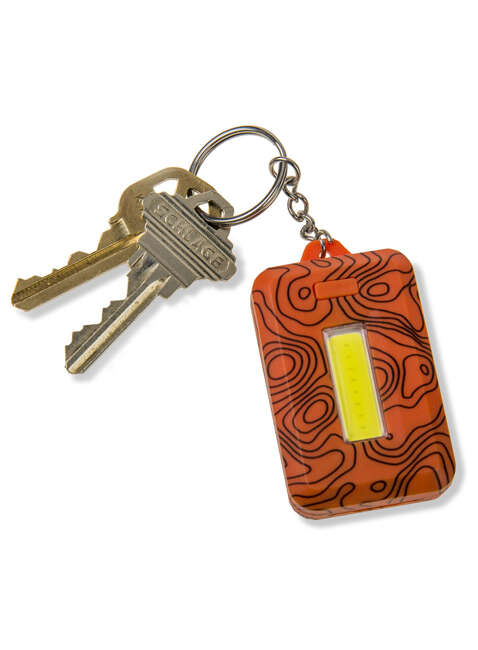 Latarka LED z brelokiem do kluczy Carson COB Keychain Flashlight - orange