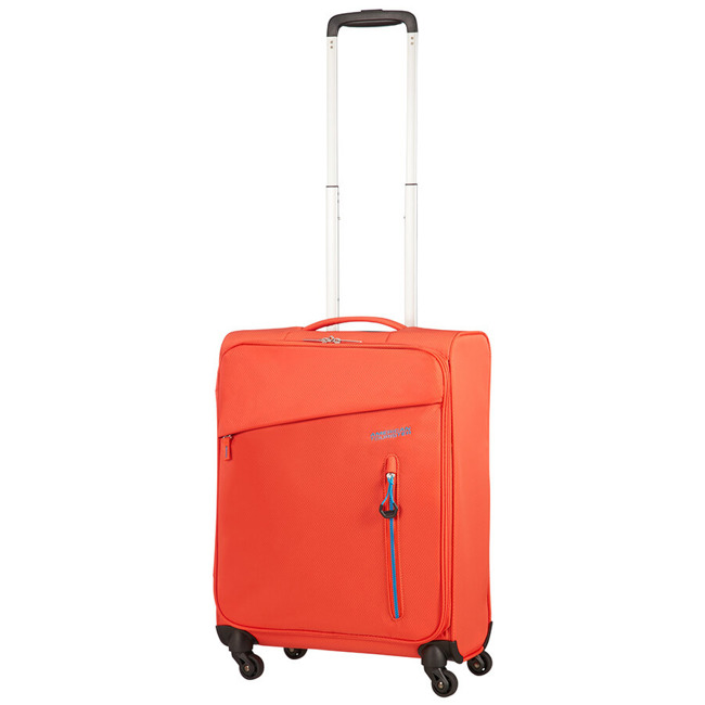 Lekka walizka mała American Tourister Litewing - rebel orange