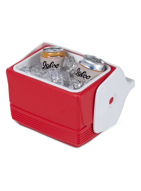 Lodówka lunchbox termiczny Igloo Retro Playmate Mini Cooler 3 l - red / white