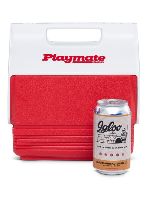 Lodówka lunchbox termiczny Igloo Retro Playmate Mini Cooler 3 l - red / white