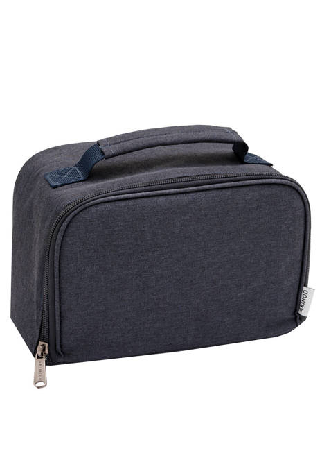 Lunchbox Bento + torba termiczna Akinod 11H58 - white / blue jeans