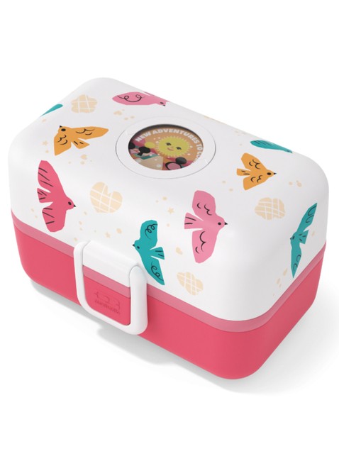 Lunchbox do szkoły Monbento MB Tresor - pink / birds