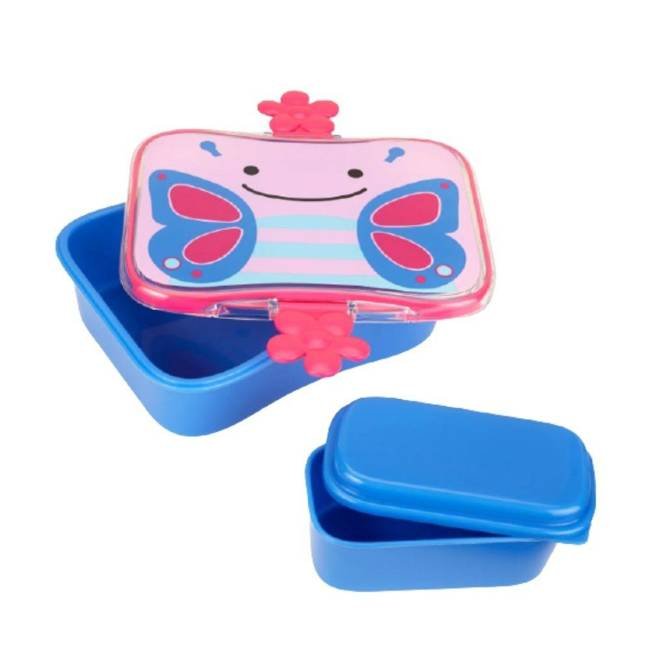 Lunchbox na kanapki Skip Hop Zoo Little Kid Lunch Kit - butterfly