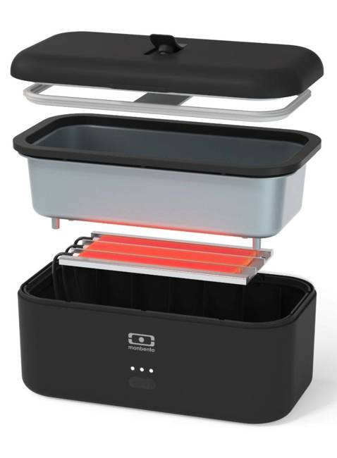Lunchbox podgrzewający Monbento MB Warmer - black onyx