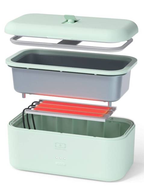Lunchbox podgrzewający Monbento MB Warmer - pastel green