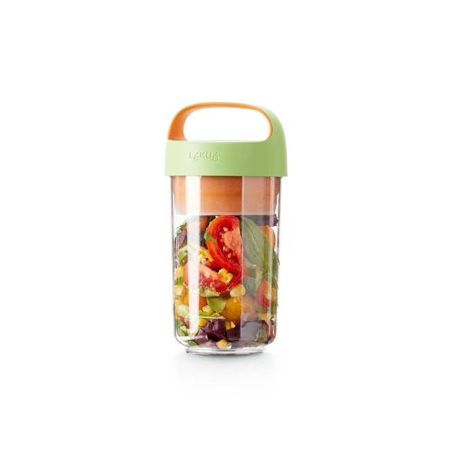 Lunchbox / pojemnik JAR TO GO 600 ml Lekue - citrus fruit