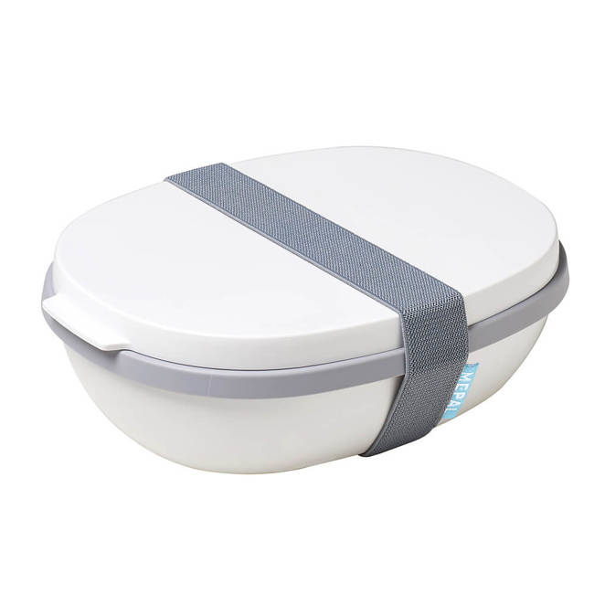 Lunchbox pudełko na jedzenie Mepal Ellipse Lunchbox Duo - white