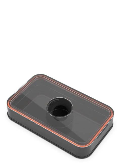Lunchbox stalowy 24Bottles - black