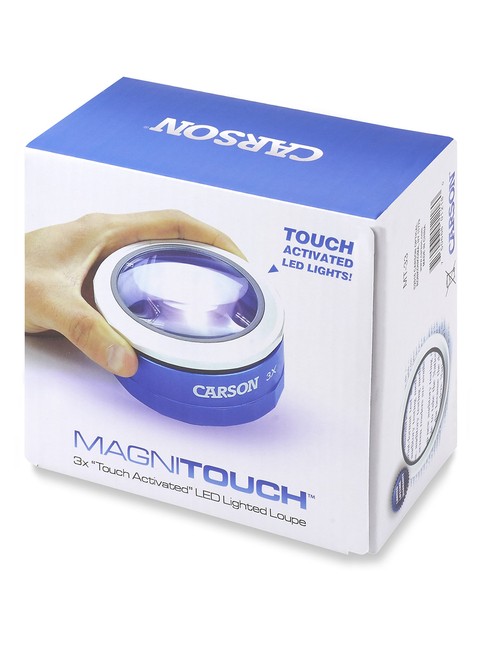 Lupa stojąca Carson MagniTouch™ 3x Touch Activated LED