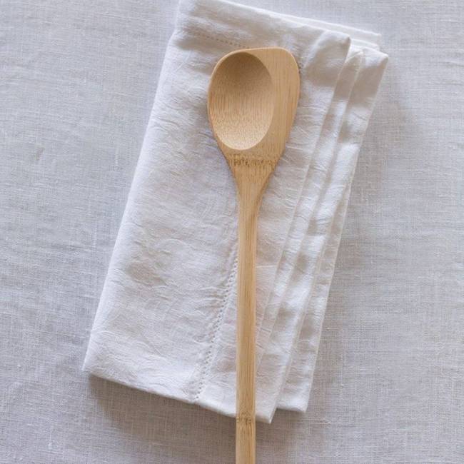 Łyżka ze szpatułką Bambu Spoontula - bambusowa