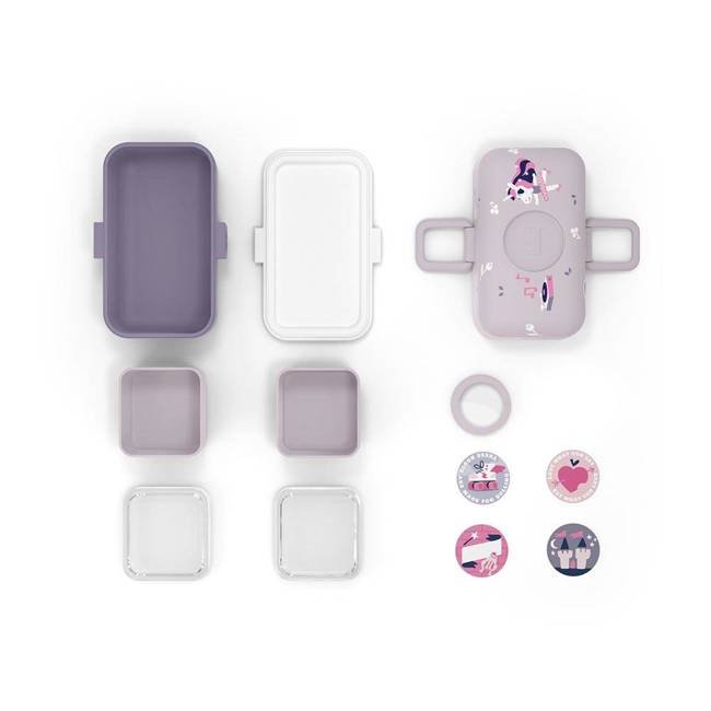 MB Tresor Monbento lunch box dla dzieci - purple ballet