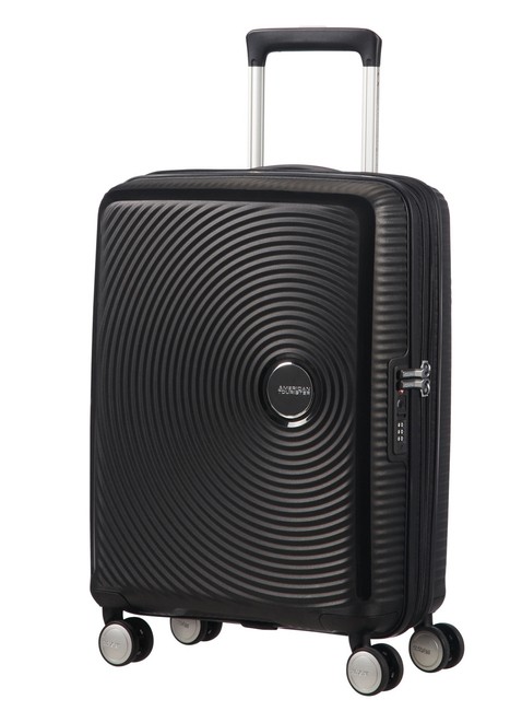 Mała kabinowa walizka American Tourister Soundbox EXP - bass black