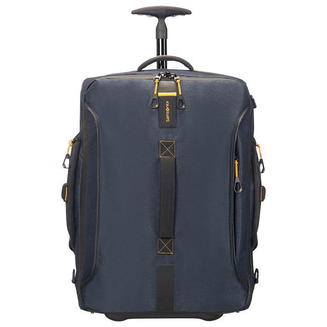 Mała torba podróżna na kółkach Samsonite Paradiver Light Duffle - jeans blue