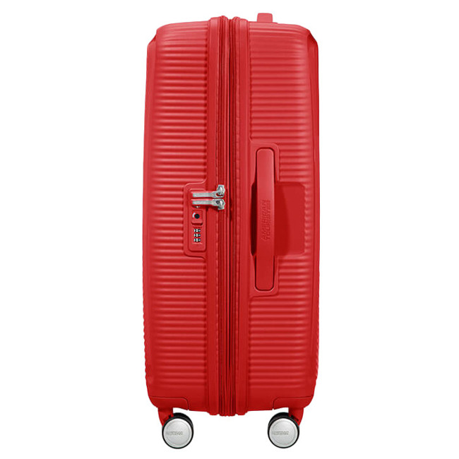 Mała walizka American Tourister Soundbox - coral red
