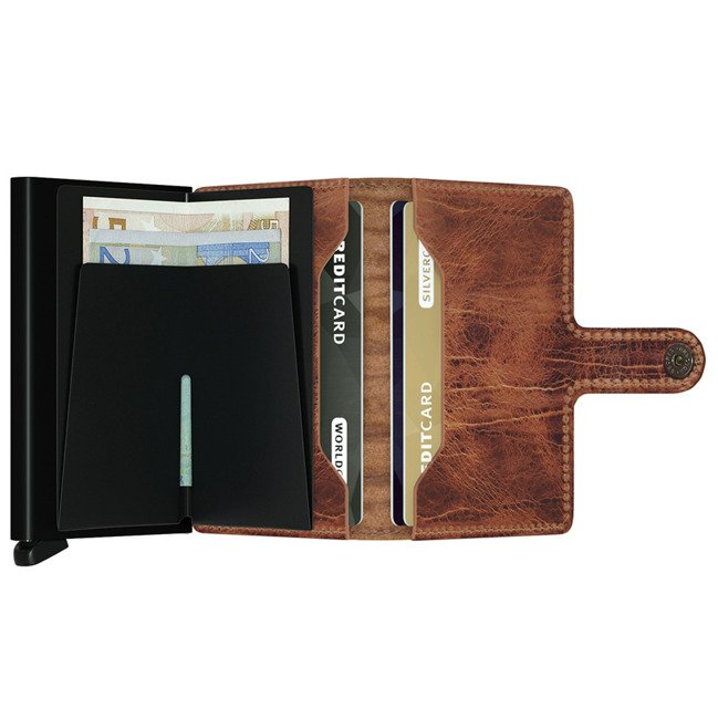Mały portfel RFID Miniwallet Secrid Dutch Martin - whiskey 