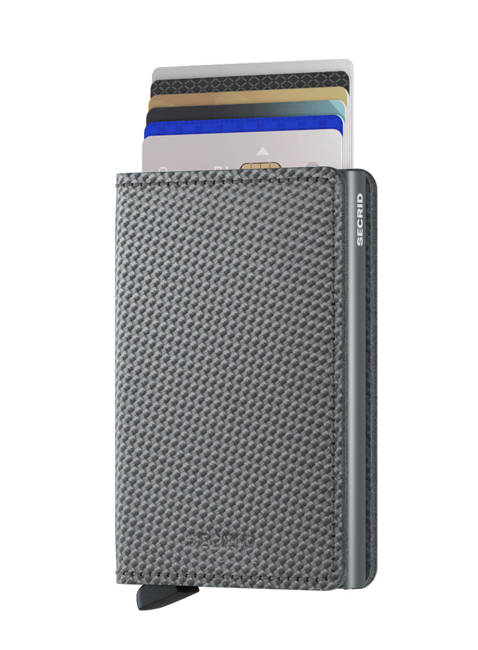 Mały portfel RFID Secrid Slimwallet Carbon - cool grey