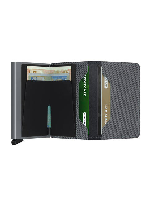 Mały portfel RFID Secrid Slimwallet Carbon - cool grey