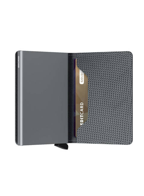 Mały portfel RFID Secrid Slimwallet Carbon - cool grey