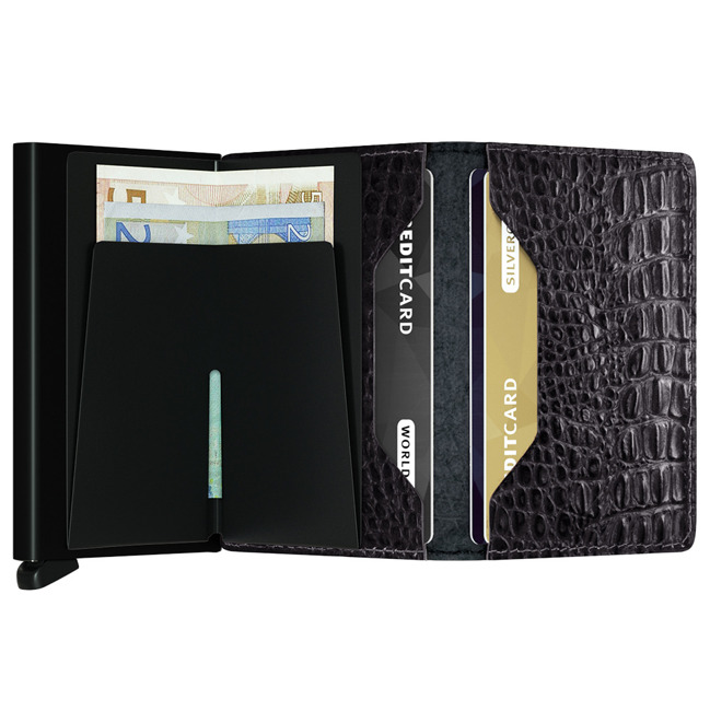 Mały portfel RFID Slimwallet Secrid Nile - black