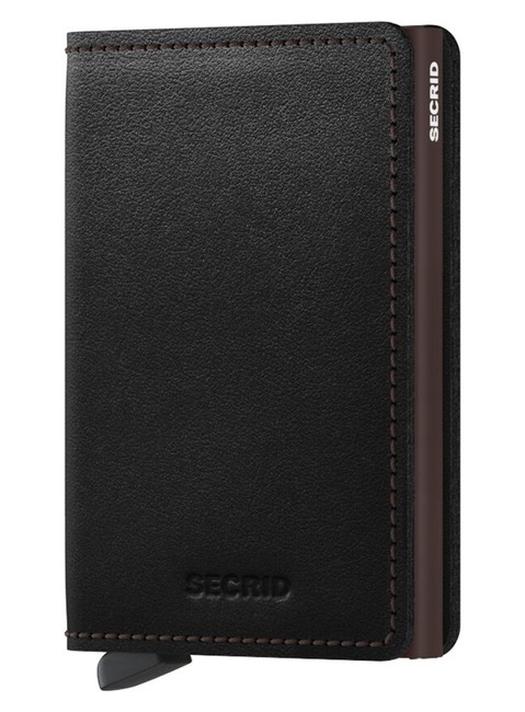 Mały portfel RFID Slimwallet Secrid Original - black / brown