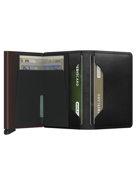 Mały portfel RFID Slimwallet Secrid Original - black / brown