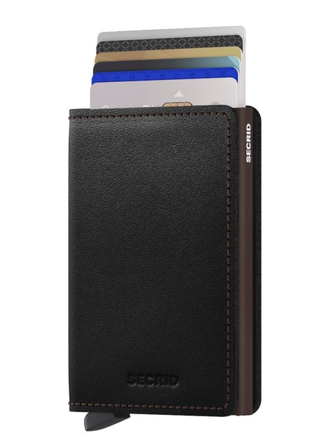 Mały portfel RFID Slimwallet Secrid Original - black / brown