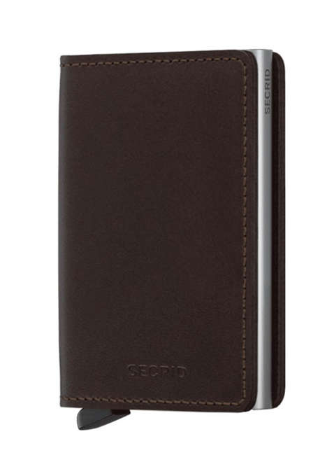 Mały portfel RFID Slimwallet Secrid Original - dark brown