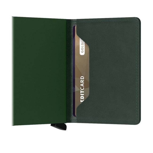 Mały portfel RFID Slimwallet Secrid Original - original green